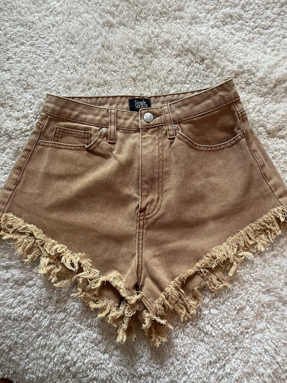Simple Society Light tan shorts